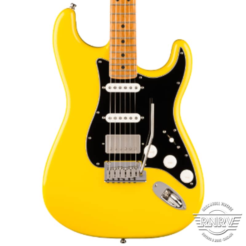 Fender Limited Edition American Ultra II Stratocaster HSS - Graffiti Yellow image 1
