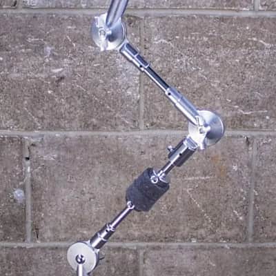 Yamaha Purple Label Cymbal Attachment for Stack or Hi Hat Set Up like 80s Weckl CSAT-940 Flat Metal Aluminum Look