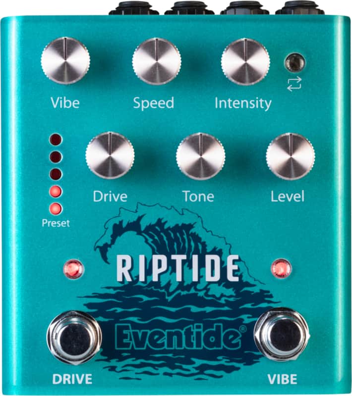 Eventide Riptide Overdrive and Uni-Vibe Guitar Effects Pedal image 1
