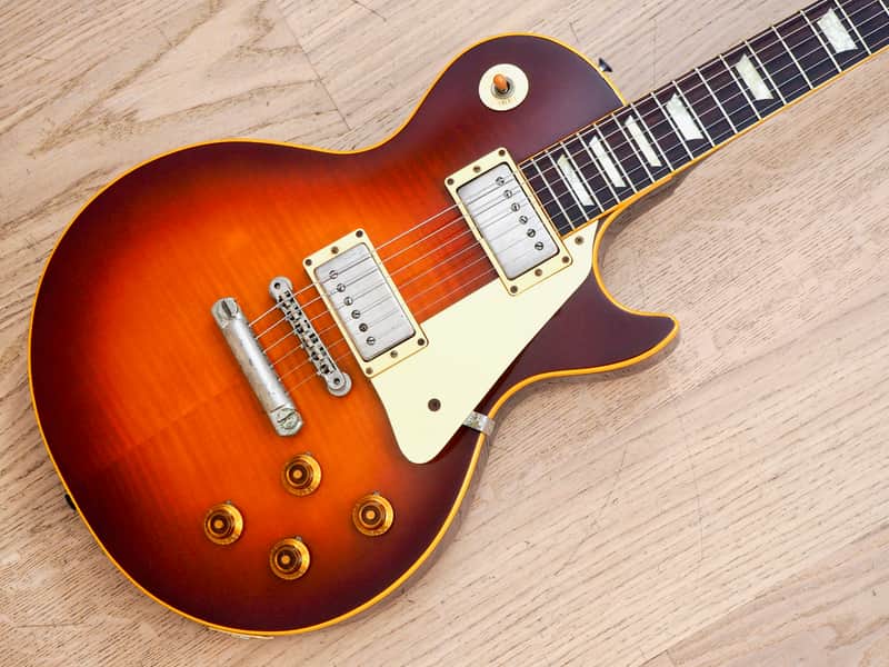 【希少】Greco JPヴィンテージレスポール 美フレイム 1982年フジゲン 希少】Greco JPヴィンテージレスポール 美フレイム 1982年フジゲン