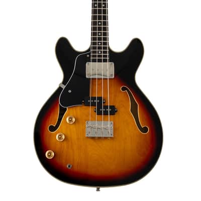 VKB-4 Electric Bass - Left-Handed-Sunburst image 2