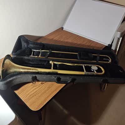 Jupiter JSL332L Student Bb Slide Trombone 2010s - Clear-Lacquered Brass image 2
