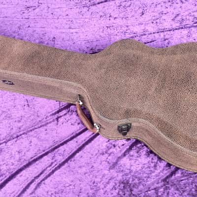 Stanford 1950s vintage style hard case for OM-sized guitars*strong wood construction*built-in hygrometer*looks fine witha fancy inside* image 7