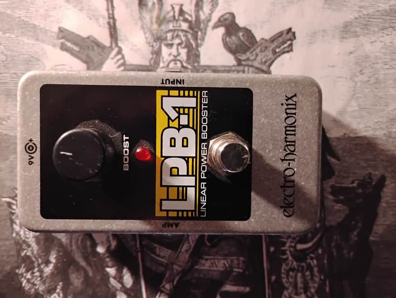 Electro-Harmonix LPB-1 Nano Linear Power Booster Preamp 2006 - Present - Black / Yellow / Gray image 1