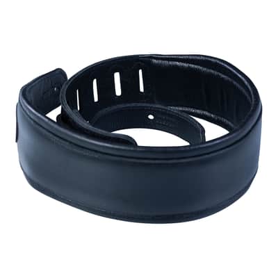 Levy's MSS2 Garment Leather Guitar Strap - Black image 4