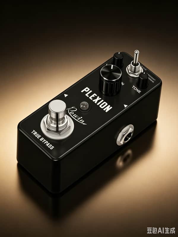 Rowin LEF-324 Plexion Plexi Distortion Pedal Dual Bright/Normal Mode True Bypass Mini Metal Guitar Effect--Shipped from Irvine Warehouse in California by USPS image 1