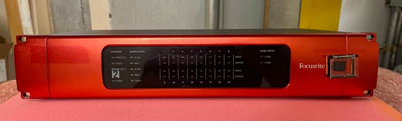 Focusrite RedNet 2 Dante Audio Interface 2010s - Red image 1