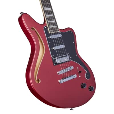 D'Angelico DAPBEDSHOXBCS PREMIER BEDFORD SH Offset Semi-Hollow Body 6-String Electric Guitar w/Gig Bag image 2