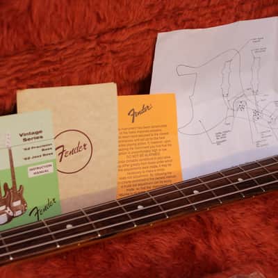 Fender American Vintage '62 Jazz Bass 1988 - Black image 11