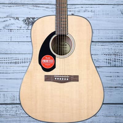 Fender CD-60S Dreadnought Left-Handed Acoustic Guitar | Natural (IN-STOCK) image 1