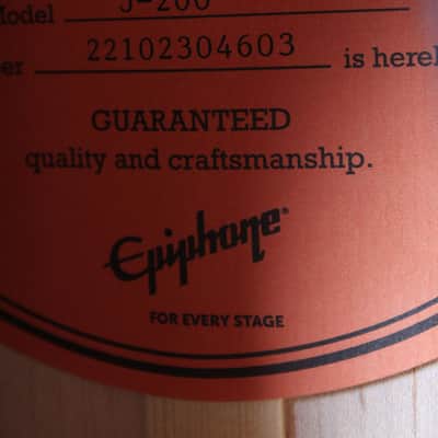 Epiphone J-200 Super Jumbo Acoustic Electric Guitar Aged Vintage Sunburst Gloss image 4