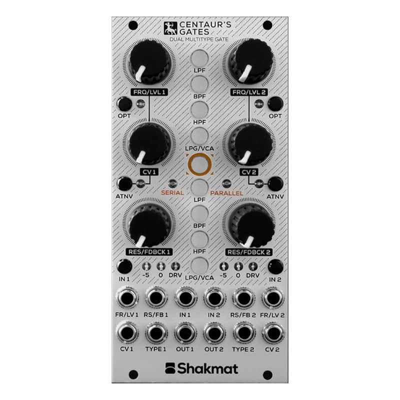 Shakmat Modular Centaur's Gates Eurorack Dual Multi-mode Filter/LPG/VCA Module image 1