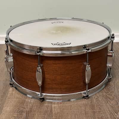 George Way Dunnett GW654T-TM 6.5 X 14'' Nyatoh Snare Drum 2017 - Dark Brown Matte Lacquer image 3