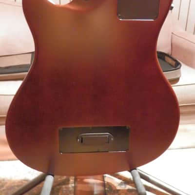 Godin A5 Ultra Electric/Acoustic 5 string bass 2013 Natural Satin image 4
