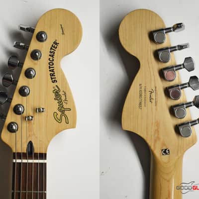 Squier by Fender  Standard Fat Stratocaster 2008 Candy Apple Red image 10