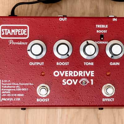 Providence Stampede Overdrive SOV-1 Guitar Effects Pedal, Japan