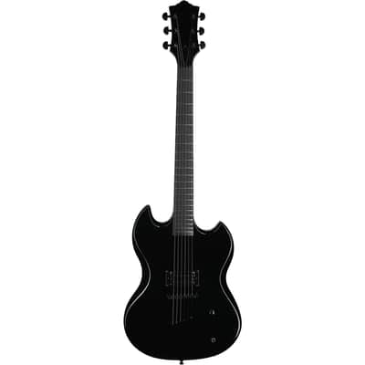 Guild Polara Night Edition Electric Guitar, Black Tungsten Gloss image 4
