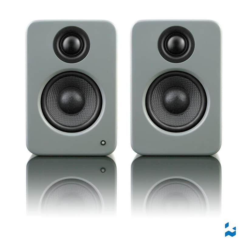 Kanto YU2MG Powered Desktop Speakers 3" Composite Driver with 3/4" Silk Dome Tweeter ‰ÛÒ Matte Grey image 1