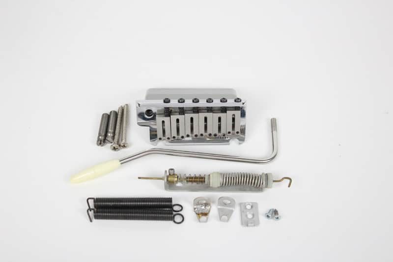 1989 Fender Stratocaster Plus BRIDGE with Tremolo Arm Hipshot Trimsetter Studs Spings 1988 1990 1991 1992 1993 image 1