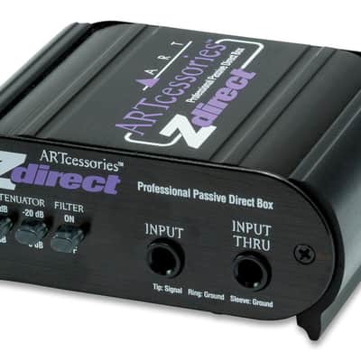 ART ZDirect Passive Direct Box DI Interface Instrument Line Speaker MINT image 1