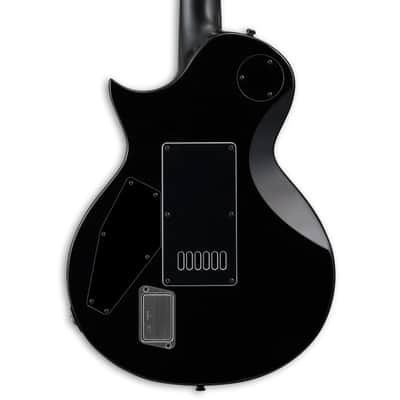 ESP E-II Eclipse Full Thickness Evertune Electric Guitar. Black image 3
