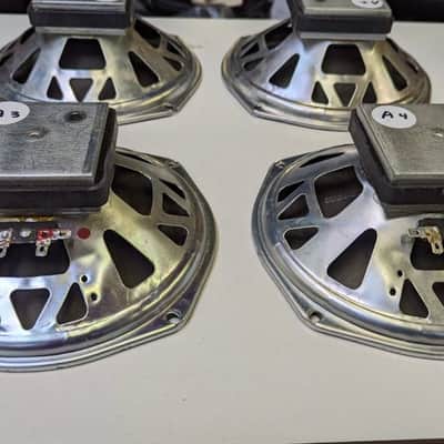 Matching Set Of 4! 1973 CTS 8 Ohm 20 Watt 8" Full Range Speakers - Look & Sound Excellent! image 3