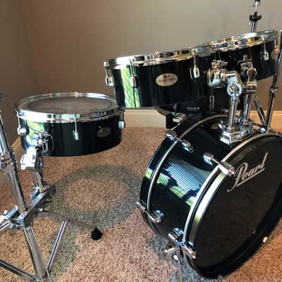 Pearl - Rhythm Traveler Drum Kit Shell Pack in Jet Black image 4