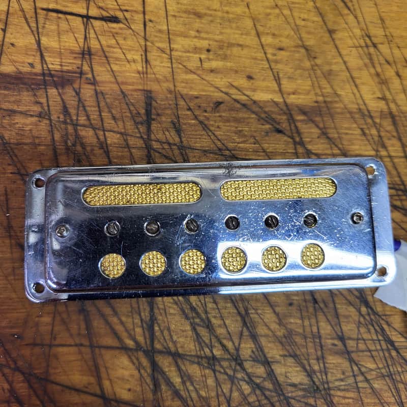 Vintage 1960's Audition Zenon Japan Gold Foil Electric Guitar Single Coil Pickup Luthier Parts image 1