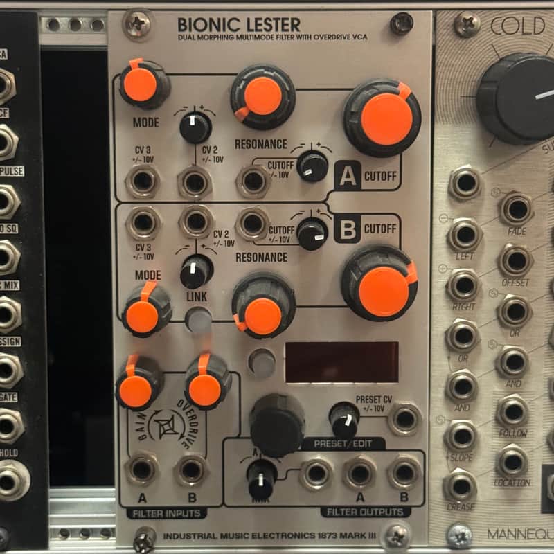 Industrial Music Electronics Bionic Lester mkiii 2020s - Silver image 1