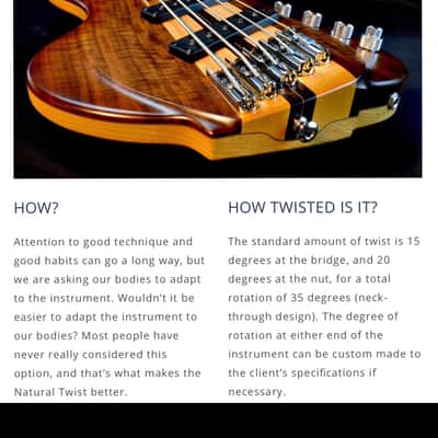 Immagine Little guitar works Torzal twist 5 string thru neck bass 2015 Natural - 25