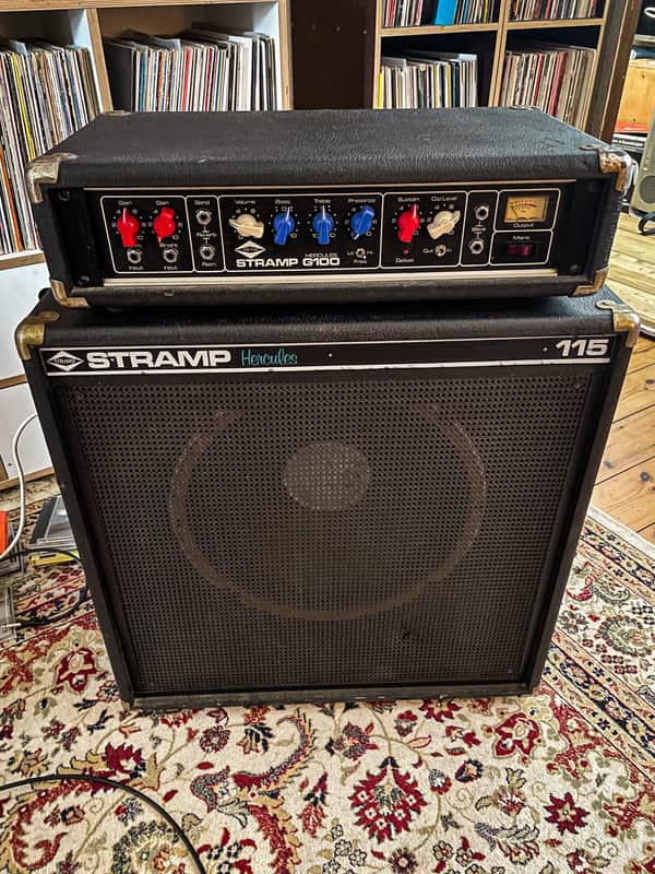 Stramp G100 + Hercules 115 Cabinet – Vintage German Bass Stack image 1