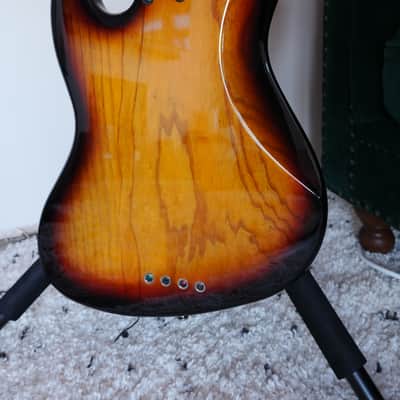 Lakland Skyline Joe Osborn Jazz Bass 4-String - Three Tone Sunburst image 15