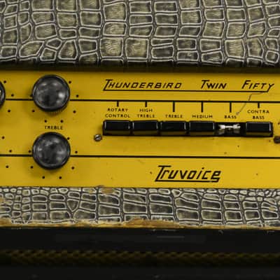 Vintage 1964 Selmer Thunderbird Twin 50 1964 Croc Skin image 5