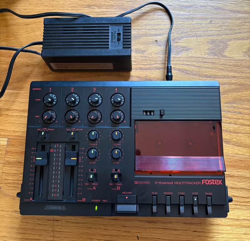 Fostex X-15 Series II Multitracker 4 Track Cassette Recorder
