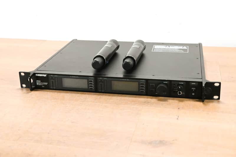 Shure Shure UR4D Dual Receiver w/ two UR2 Transmitters (No Capsules) - L3