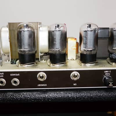 1962 FENDER SHOWMAN 6G14-A 100-Watt 1x12" Brown Face-Piggyback Guitar Amp image 13