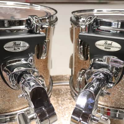 Pearl 4pc Vision Drum Kit Set Champaign Sparkle 22/16/12/10" image 4