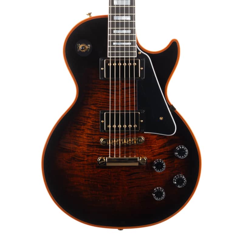 Gibson Custom Shop Les Paul Custom Figured - Orange Widow Burst image 1
