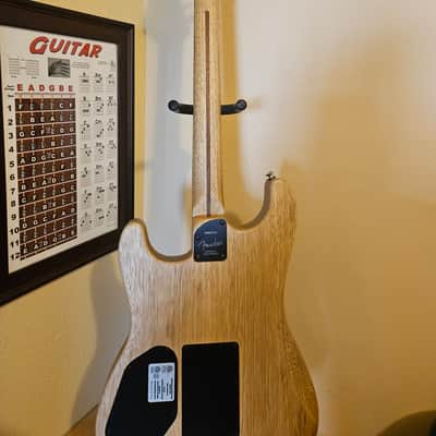 Fender Limited Edition Acoustasonic Electric Guitar Natural Cocobolo 2020 - Natural Cocobolo Wood image 8