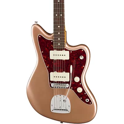 Fender American Professional Classic Jazzmaster Electric Guitar. Rosewood Fingerboard, Faded Firemist Gold image 2