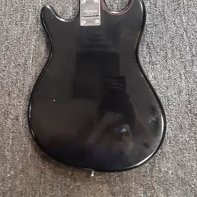 Harmony Strat  Black Electric Guitar image 6