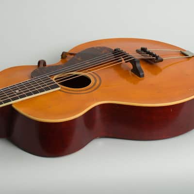 Gibson  L-1 Arch Top Acoustic Guitar (1917), ser. #38456, black chipboard case. image 7