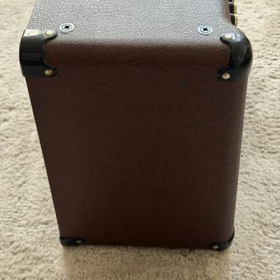 Marshall Acoustic Soloist AS80R 2-Channel 80-Watt 2x10" Acoustic Guitar Combo 1994 - 1999, including foot pedal, cover and rolling case - Brown image 7