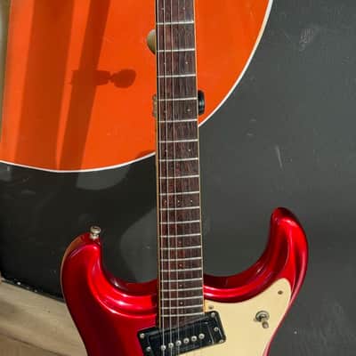 Mosrite Ventures Guitar 1965 - crazy rare & clean Candy Apple Red Metallic example ready for your collection. image 8