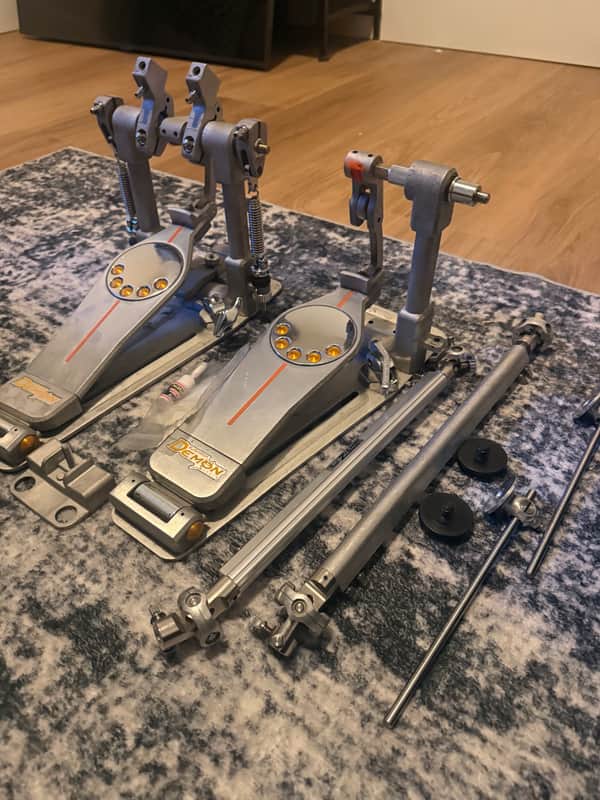 Pearl P3002D Eliminator Demon Direct-Drive Double Bass Drum Pedal Kit + Trick Shaft and Beaters! image 1