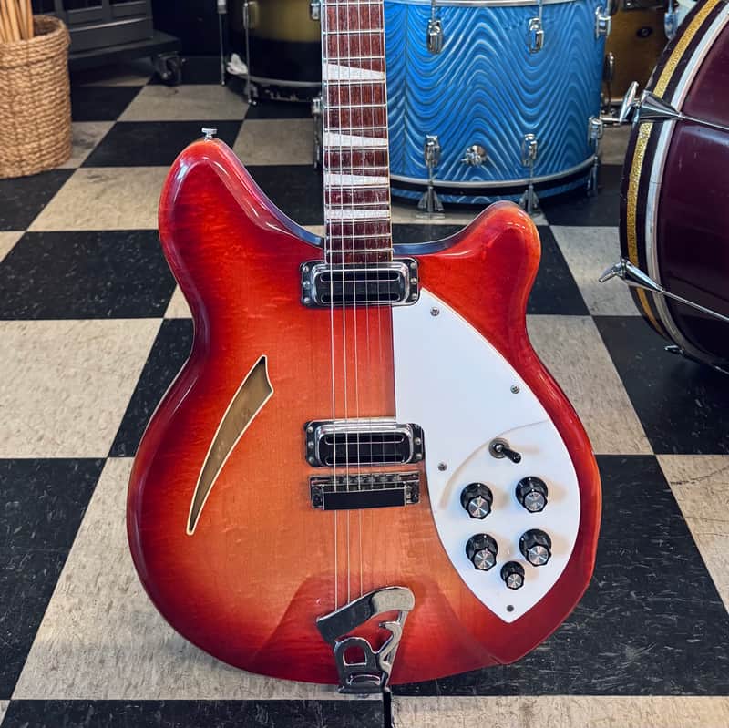 Rickenbacker 360 Semi-Hollowbody Electric Guitar - Fire Glo (1965)!