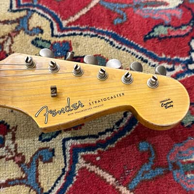 Fender Custom Shop '59 Heavy Relic Stratocaster 2022 Aged White Blonde image 11
