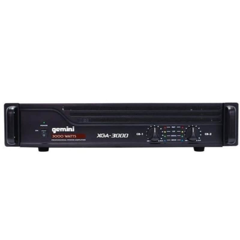 Gemini XGA-3000 Professional Power Amplifier, 3000 Watt Instant Peak Power image 1