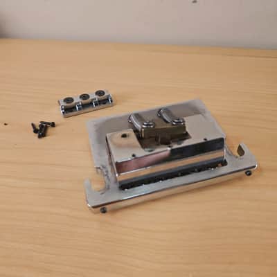 Kahler USA Flat Mount Tremolo 2200 Bridge Chrome with Locking Nut image 5