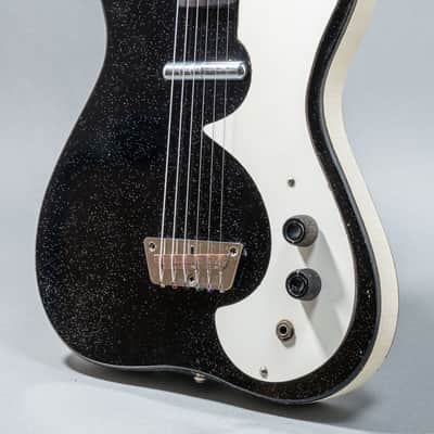 Silvertone 1448 w/ Amp-in-Case 1900, Black Sparkle image 3